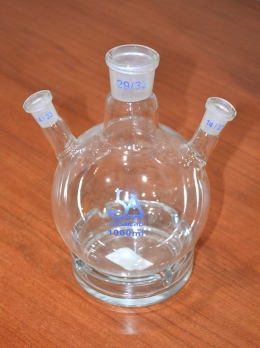 Колба трёхгорлая КГУ-3-1-1000-29/32