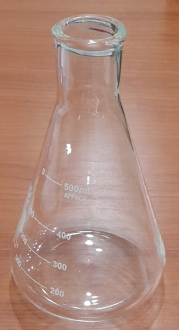 Колба коническая КН-2-500 без шлифа
