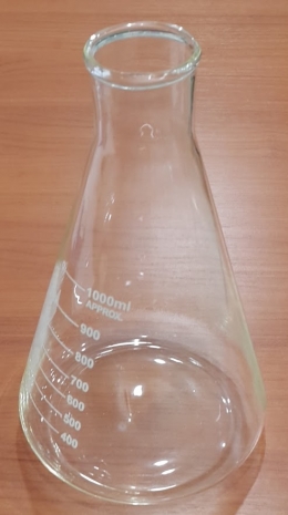 Колба коническая КН-2-1000 без шлифа