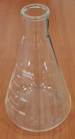 Колба коническая КН-2-2000 без шлифа 