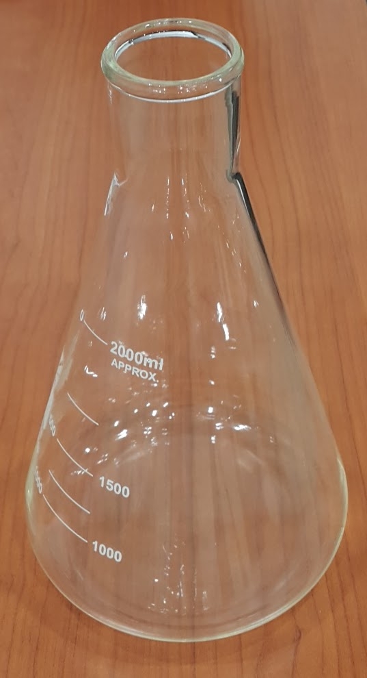 Колба коническая КН-2-2000 без шлифа